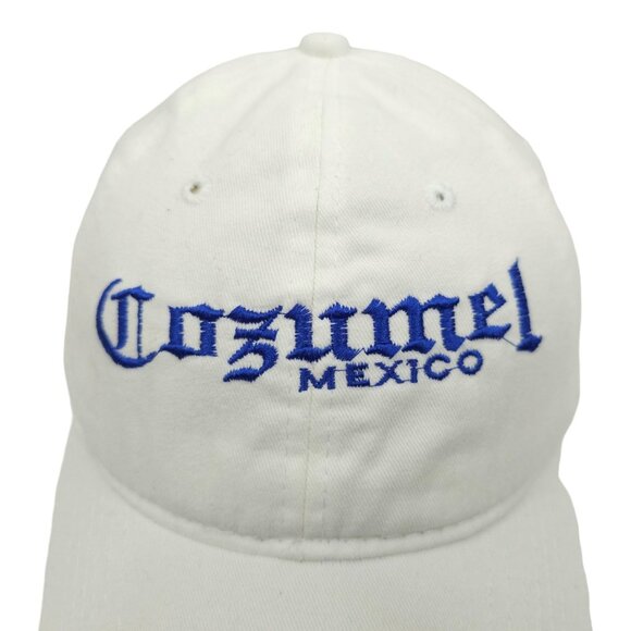 Cozumel Mexico Embroidered Adjustable Tuck Strap Cap Trucker Baseball Hat - Picture 8 of 13